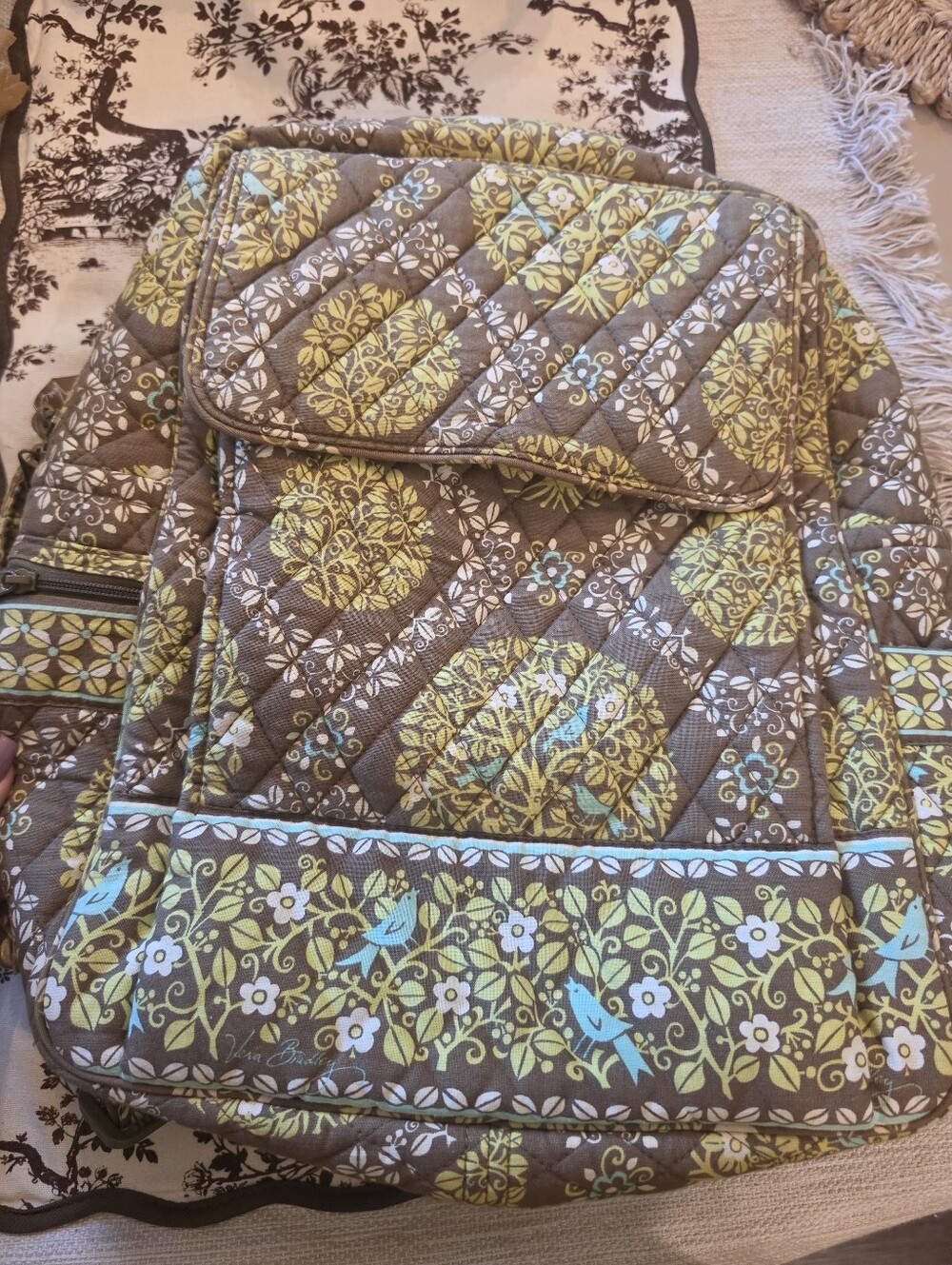 Vera Bradley Sittin In A Tree Small Backpack